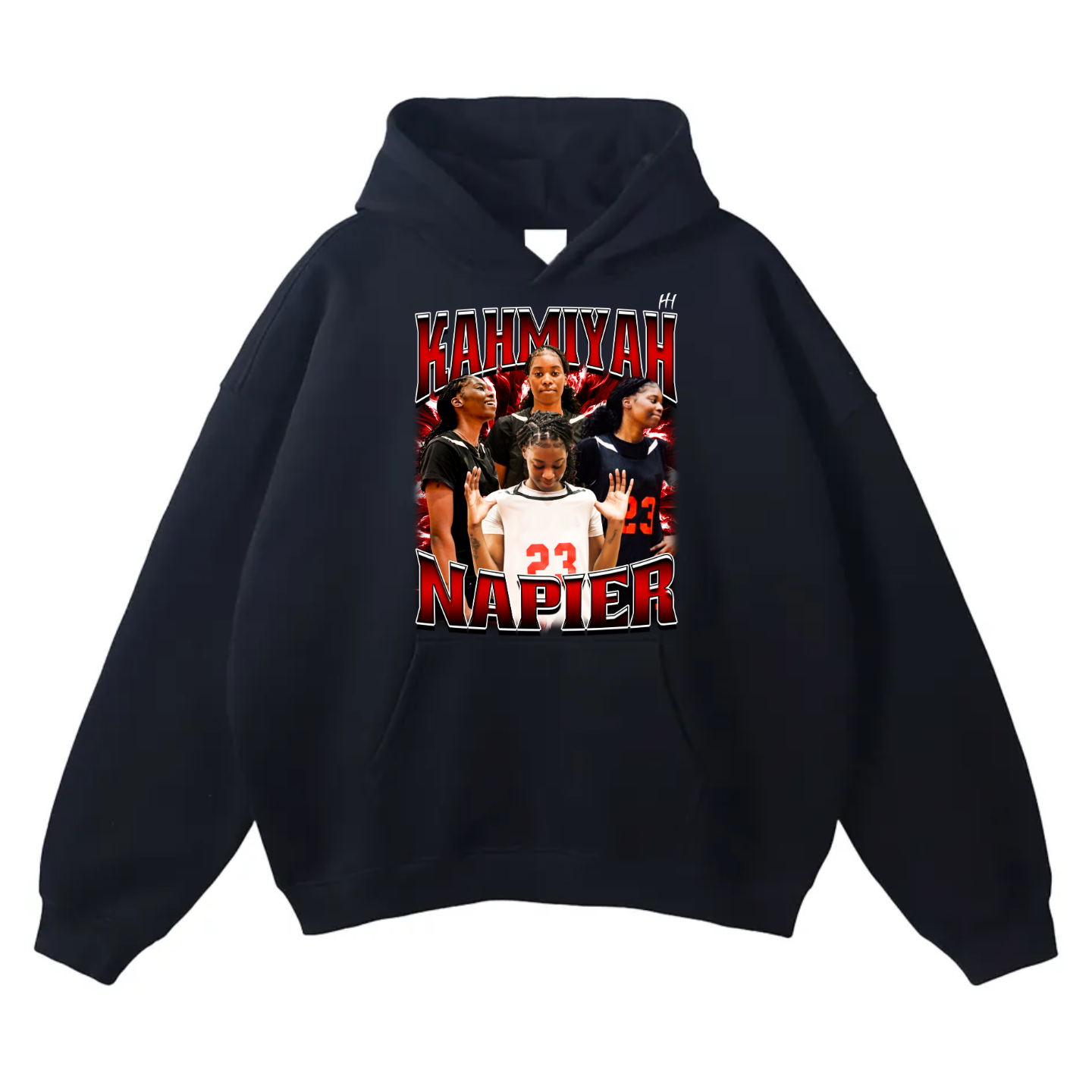 Kahmiyah Napier Oversize Fleeced Hoodie
