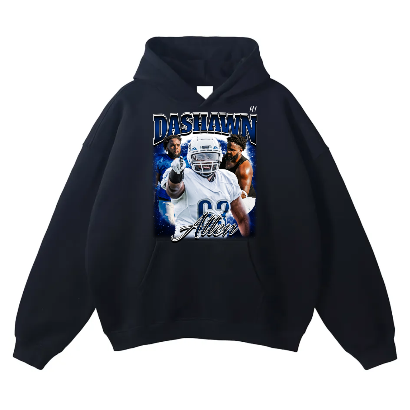 Dashawn Allen Oversize Fleeced Hoodie