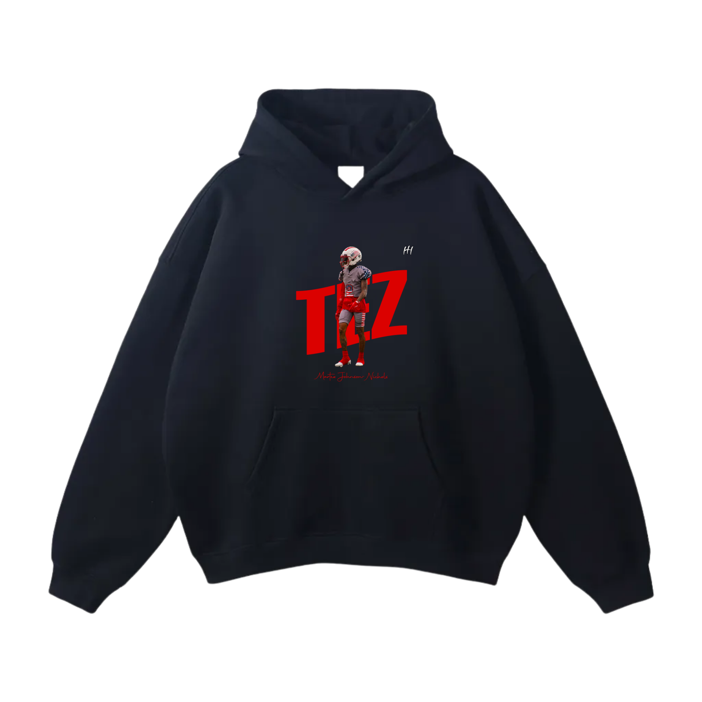 Martez Johnson-Nichols Oversize Fleeced Hoodie