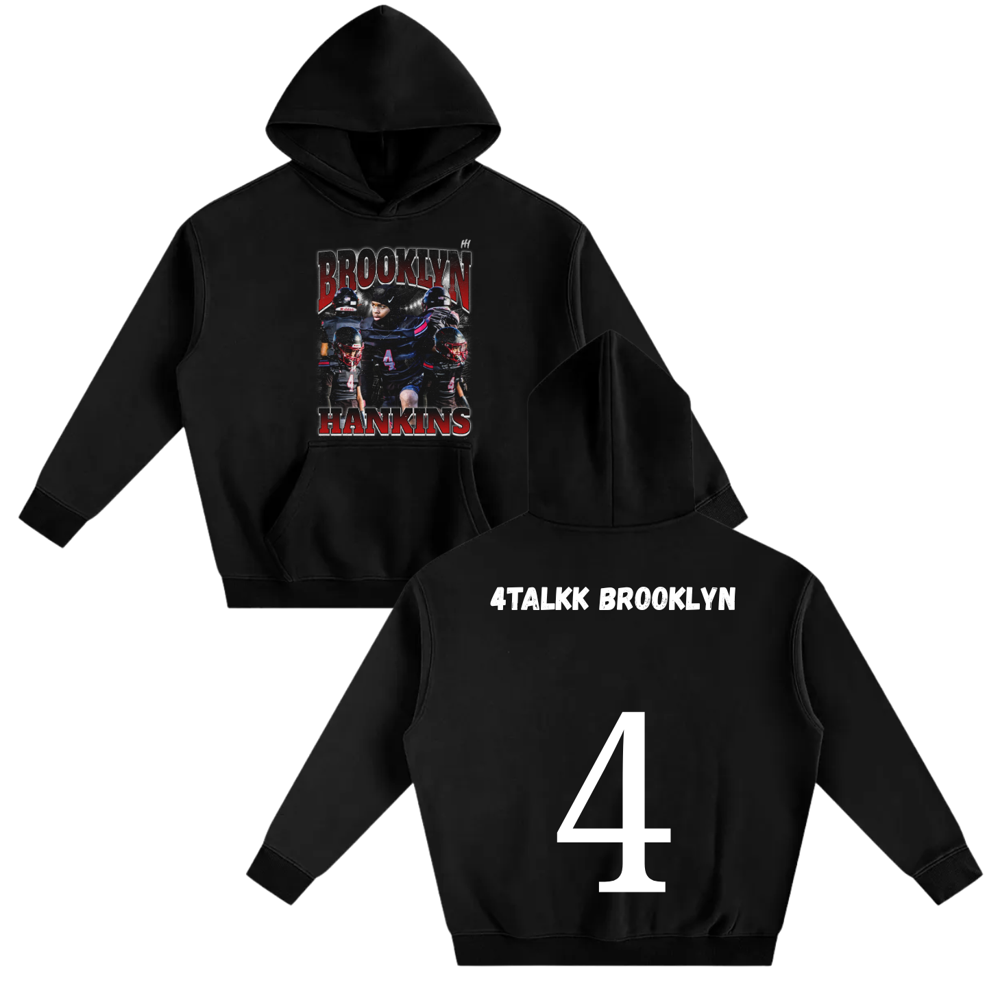 Brooklyn Hankins Oversize Fleeced Hoodie