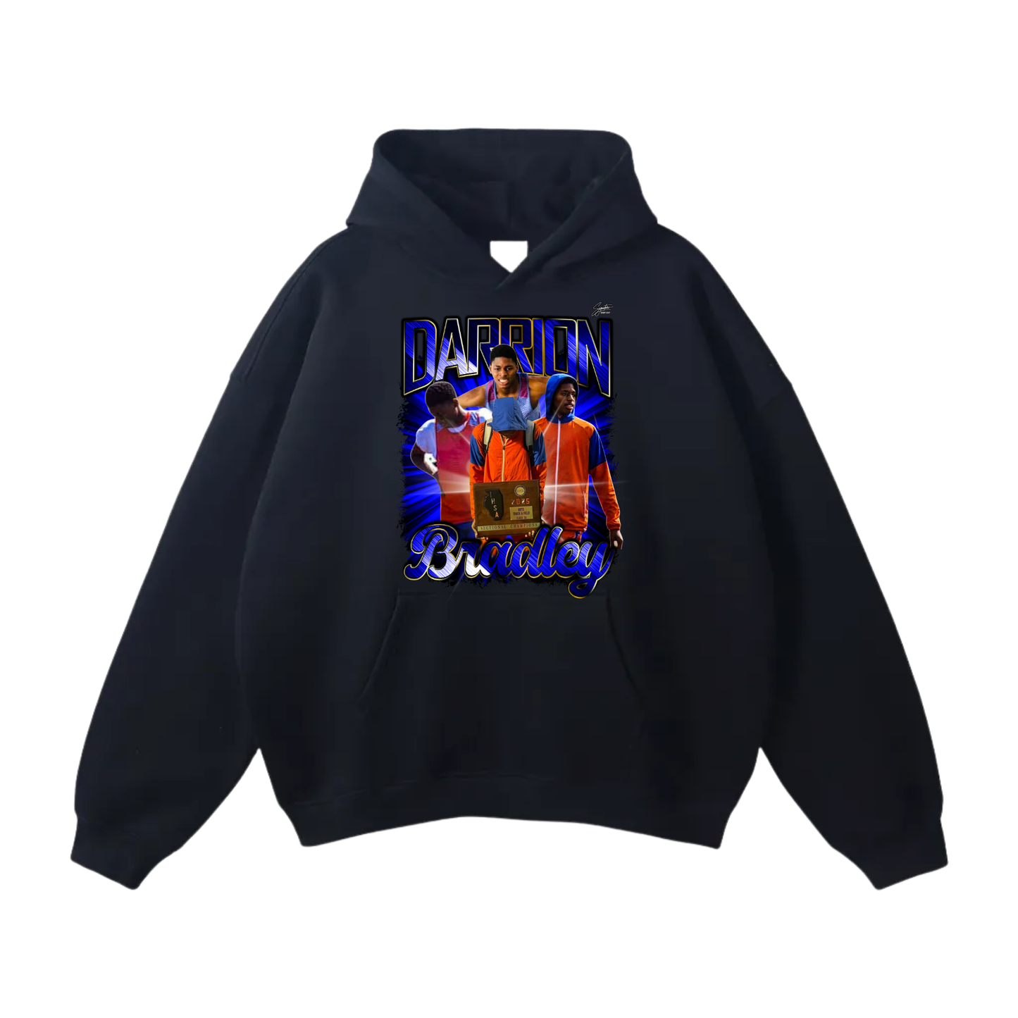 Darrion Bradley Oversize Fleeced Hoodie