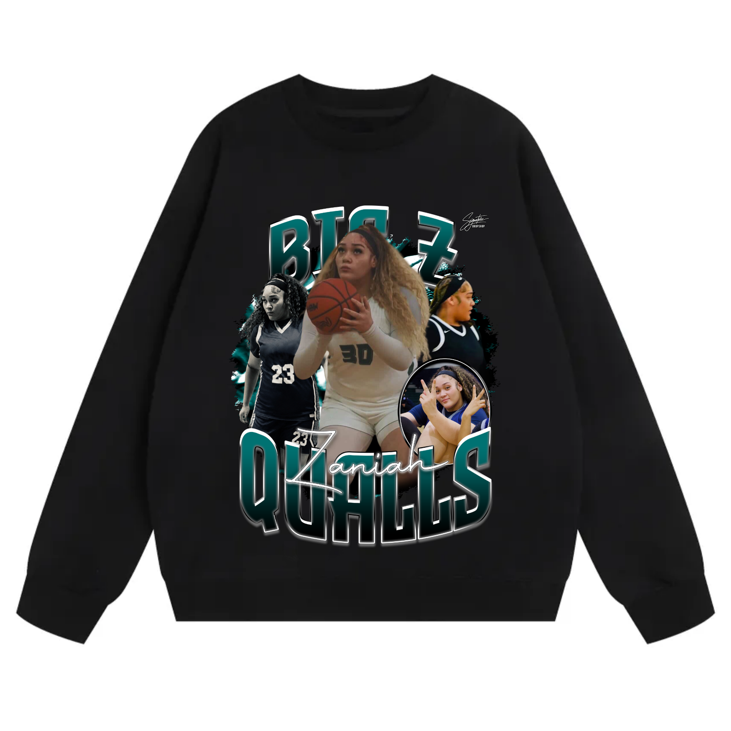Zaniah Qualls Heavyweight Crewneck Sweatshirt