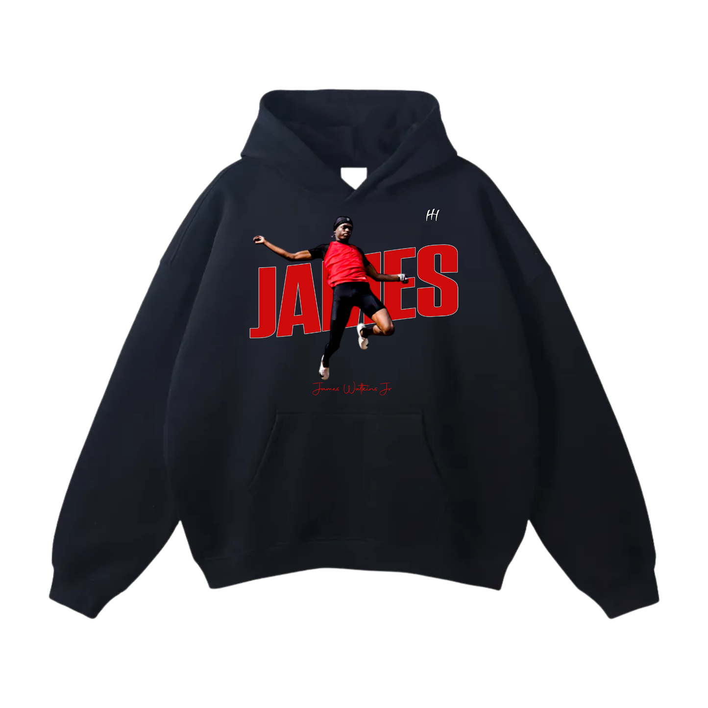 James Wakins Jr Oversize Fleeced Hoodie