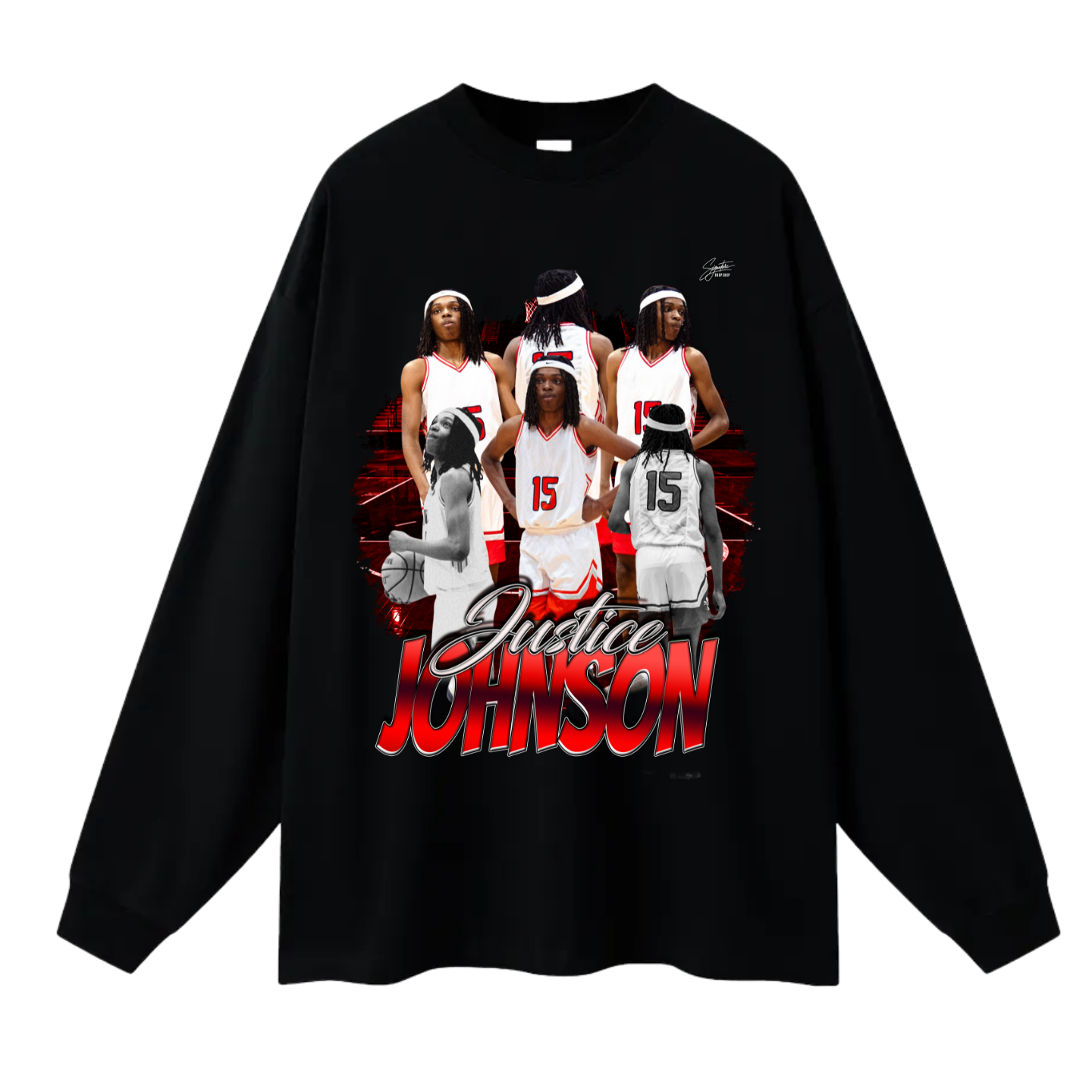 Justice Johnson Long Sleeve Tee