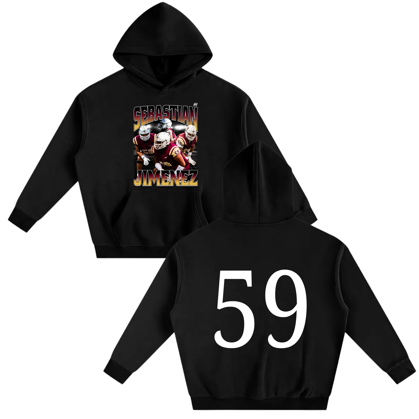 Sebastian Jimenez Oversize Fleeced Hoodie