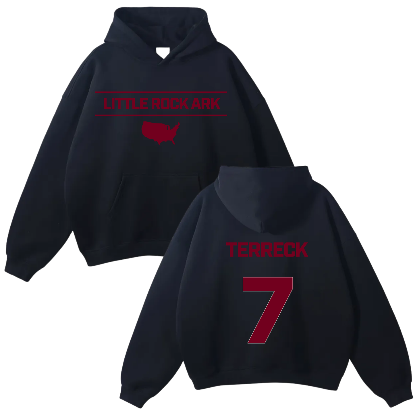 Terreck Pitts Oversize Fleeced Hoodie