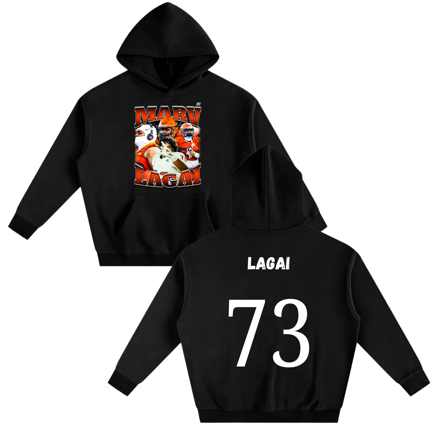 Marv Lagai Oversize Fleeced Hoodie