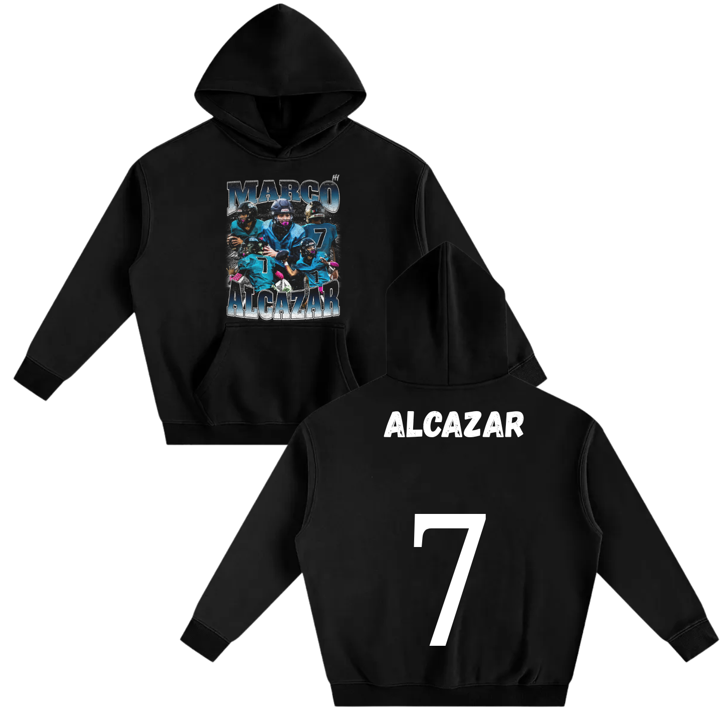 Marco Alcazar Oversize Fleeced Hoodie