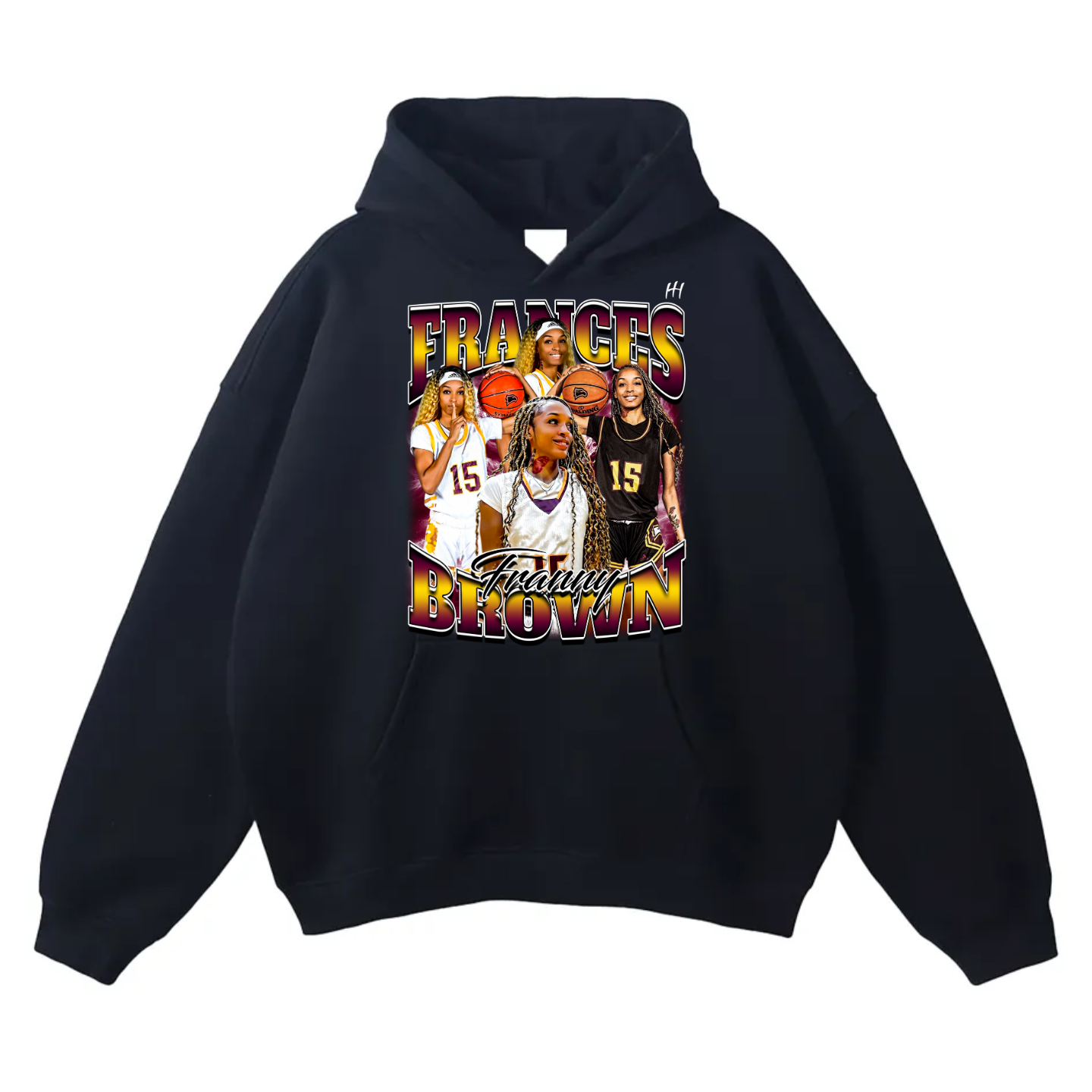 Frances Brown Oversize Fleeced Hoodie