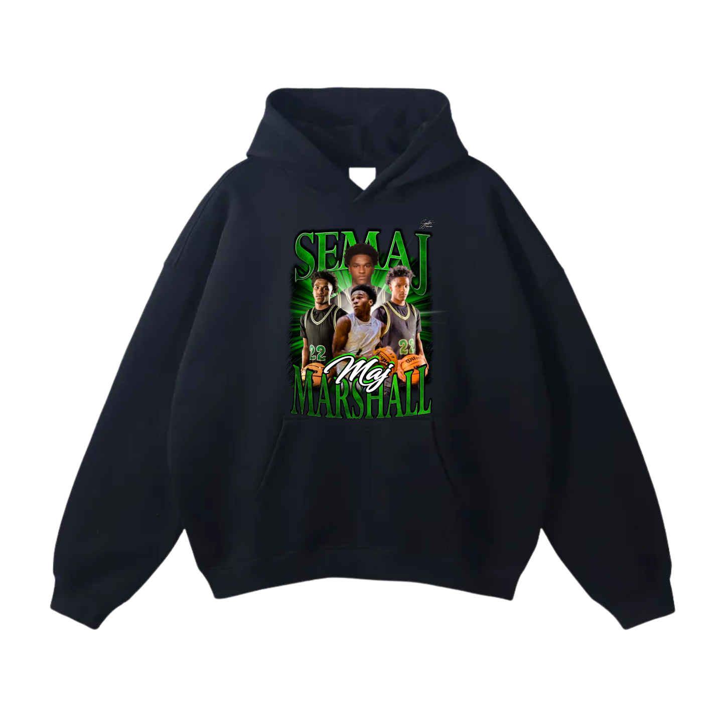 Semaj Marshall Oversize Fleeced Hoodie