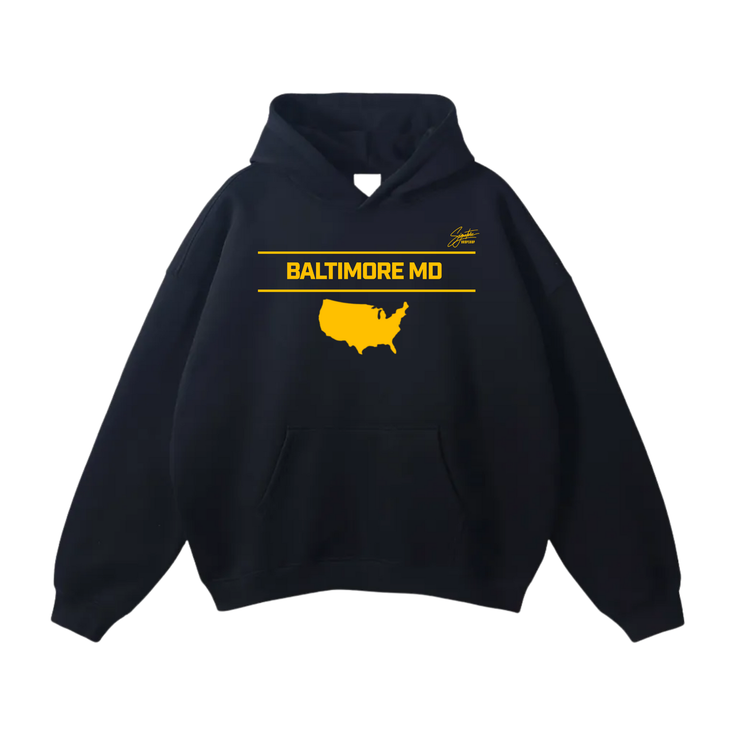 Elijah Hall Oversize Fleeced Hoodie