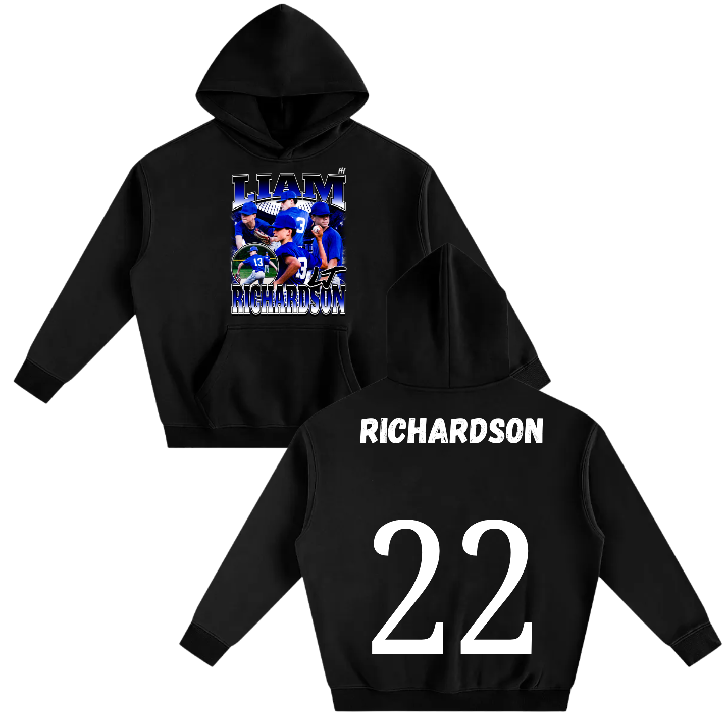 Liam Richardson Oversize Fleeced Hoodie