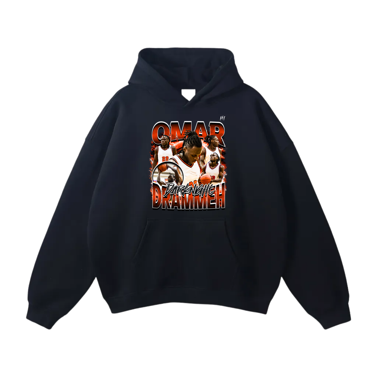 Omar Drammeh Oversize Fleeced Hoodie