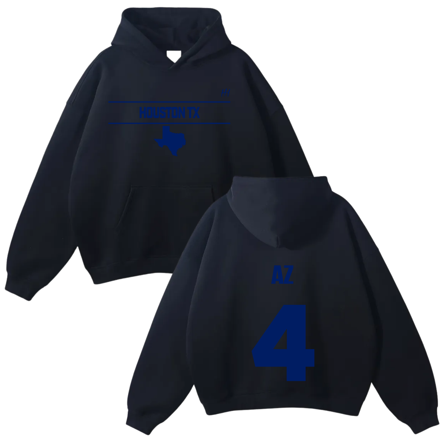 Azari Woods Oversize Fleeced Hoodie