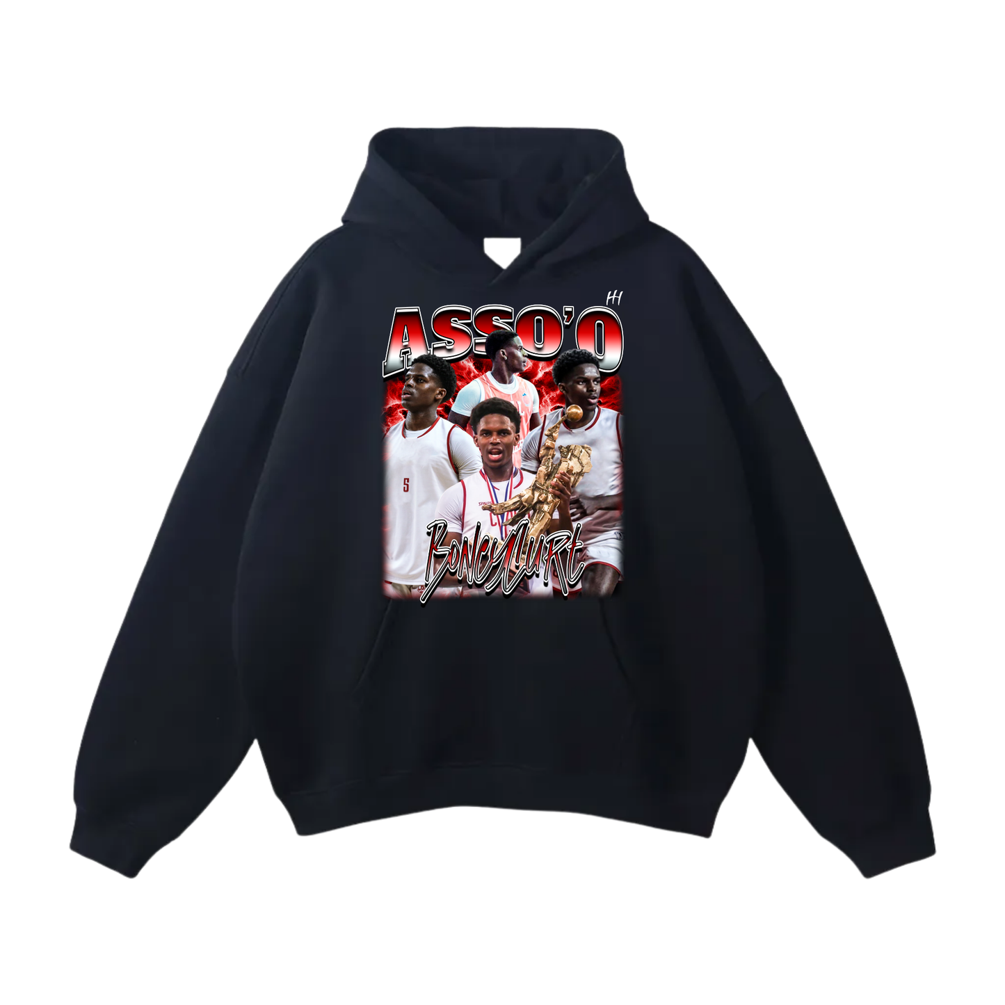 Asso'o Oversize Fleeced Hoodie
