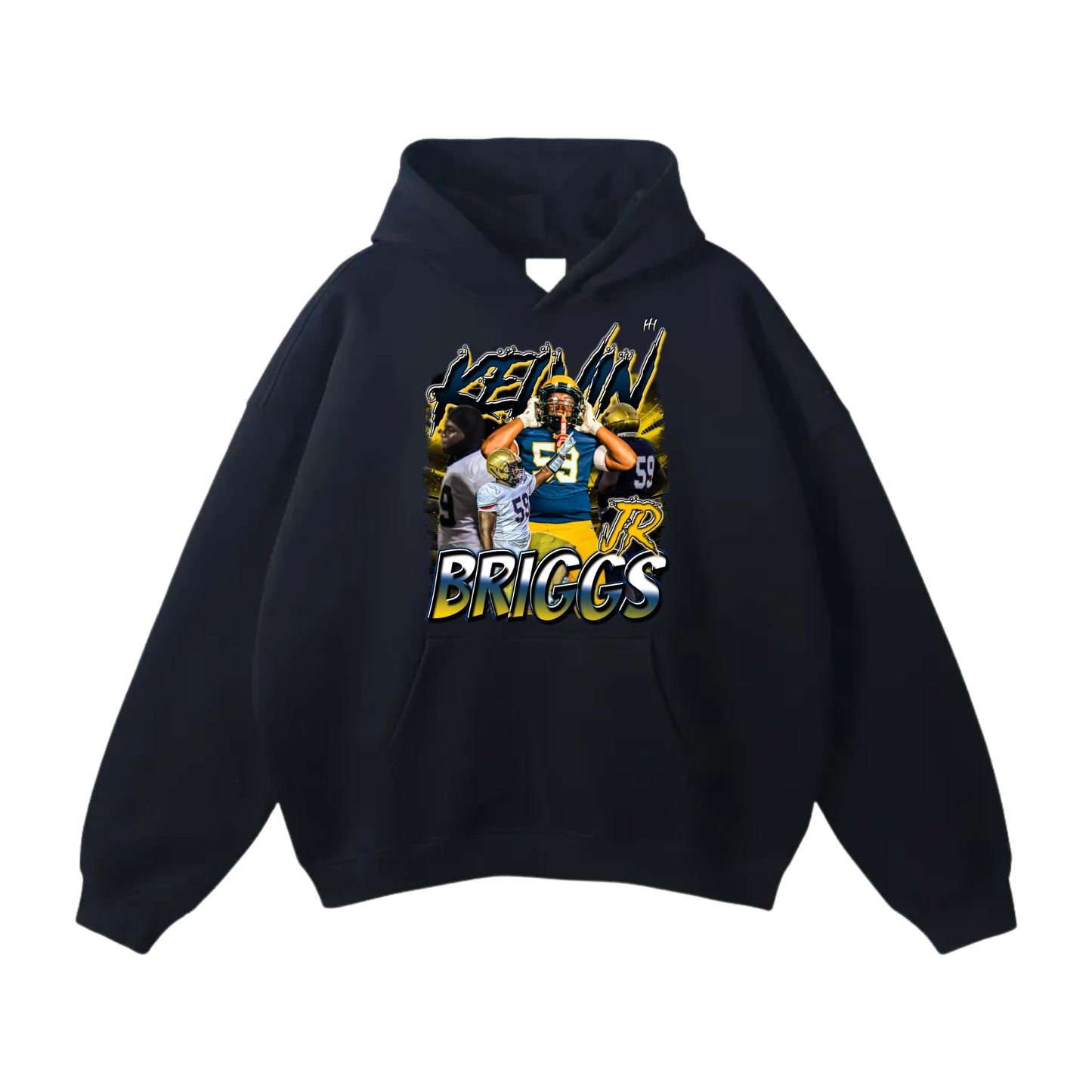 Kelvin Briggs Jr Oversize Fleeced Hoodie