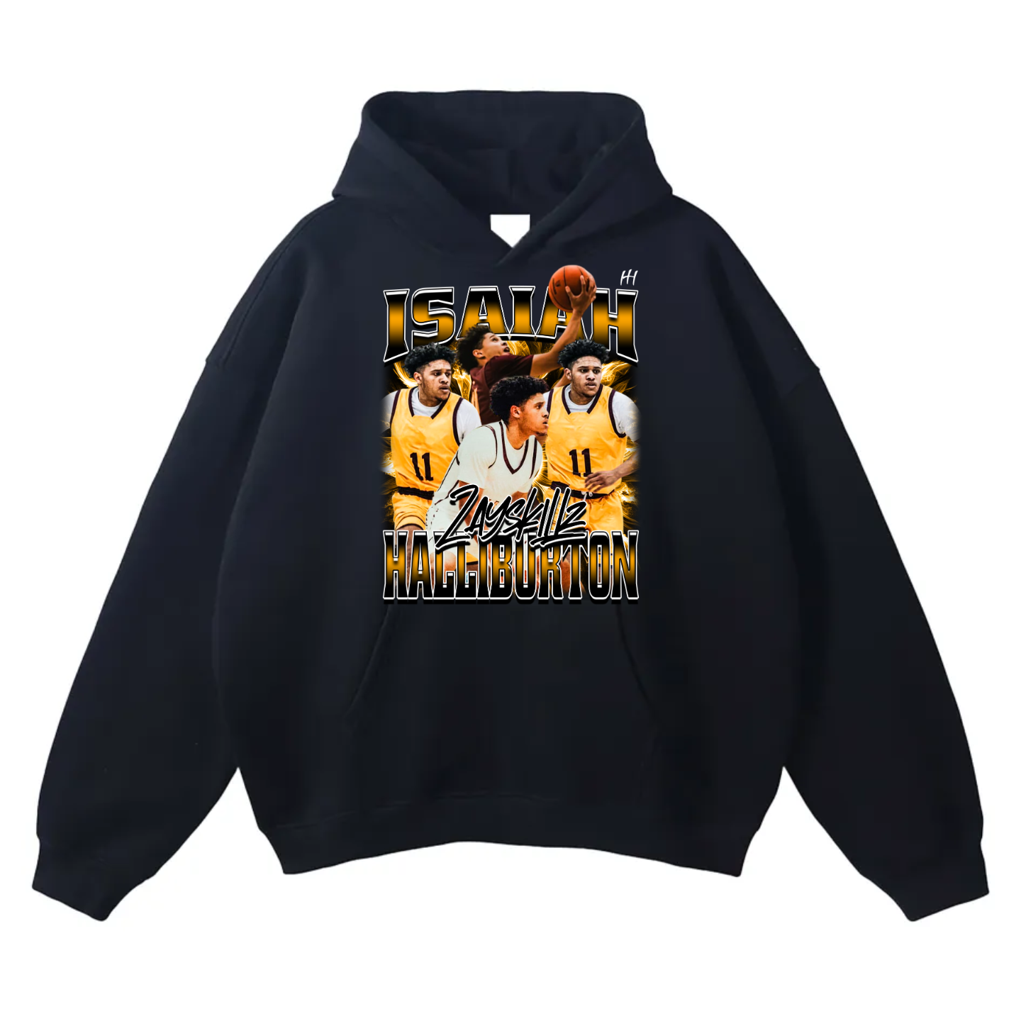 Isaiah Halliburton Oversize Fleeced Hoodie