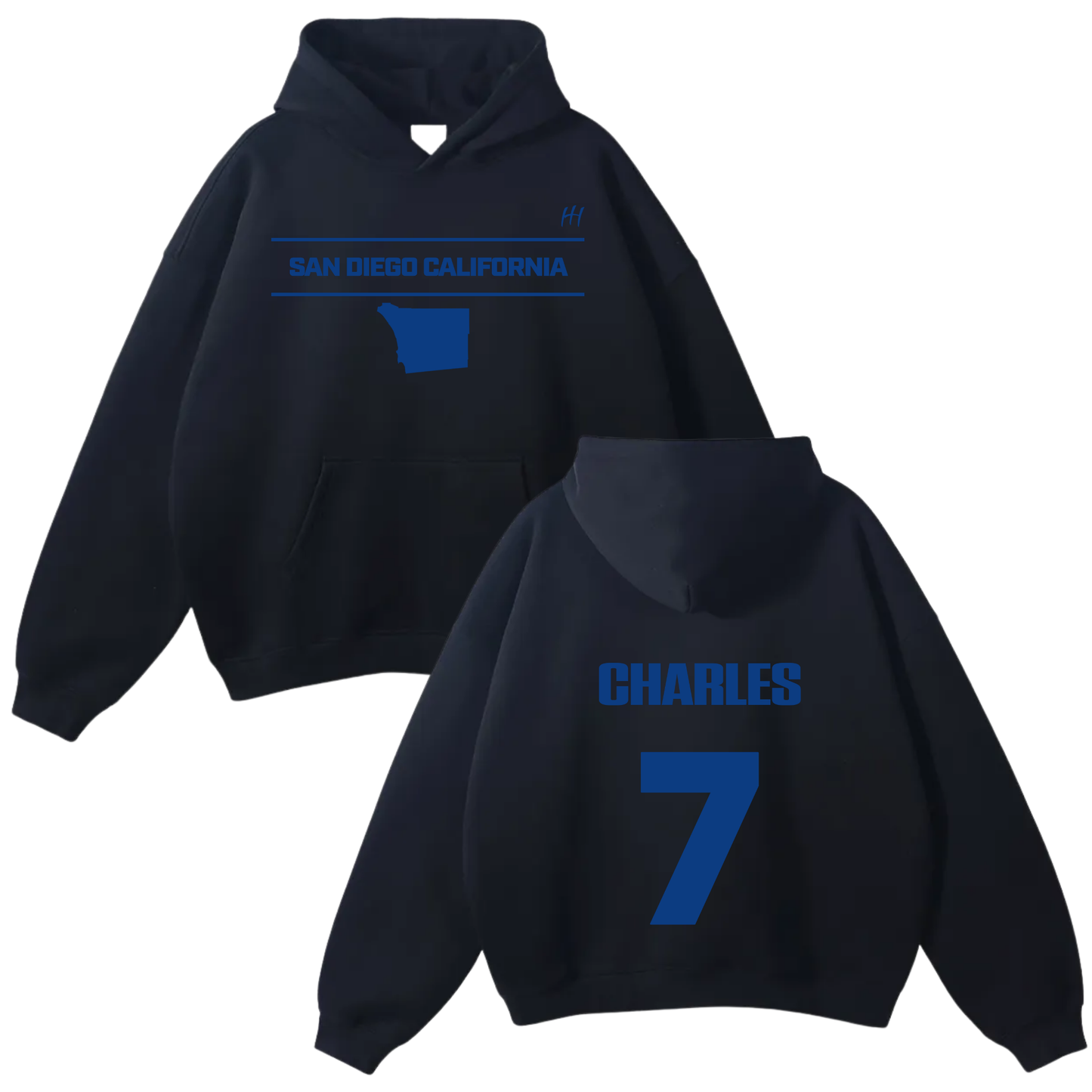 Charles Westbrook  Oversize Fleeced Hoodie