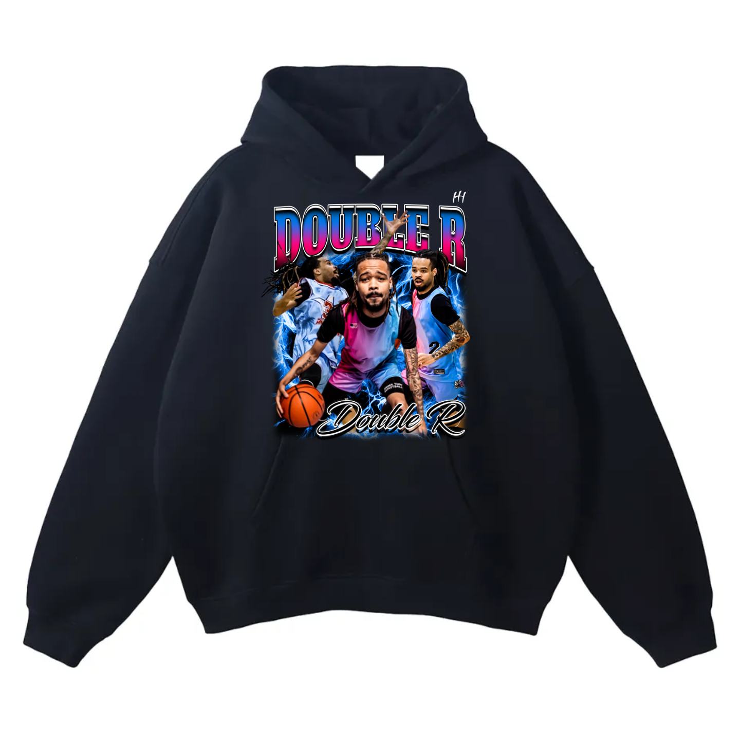 Double R Oversize Fleeced Hoodie