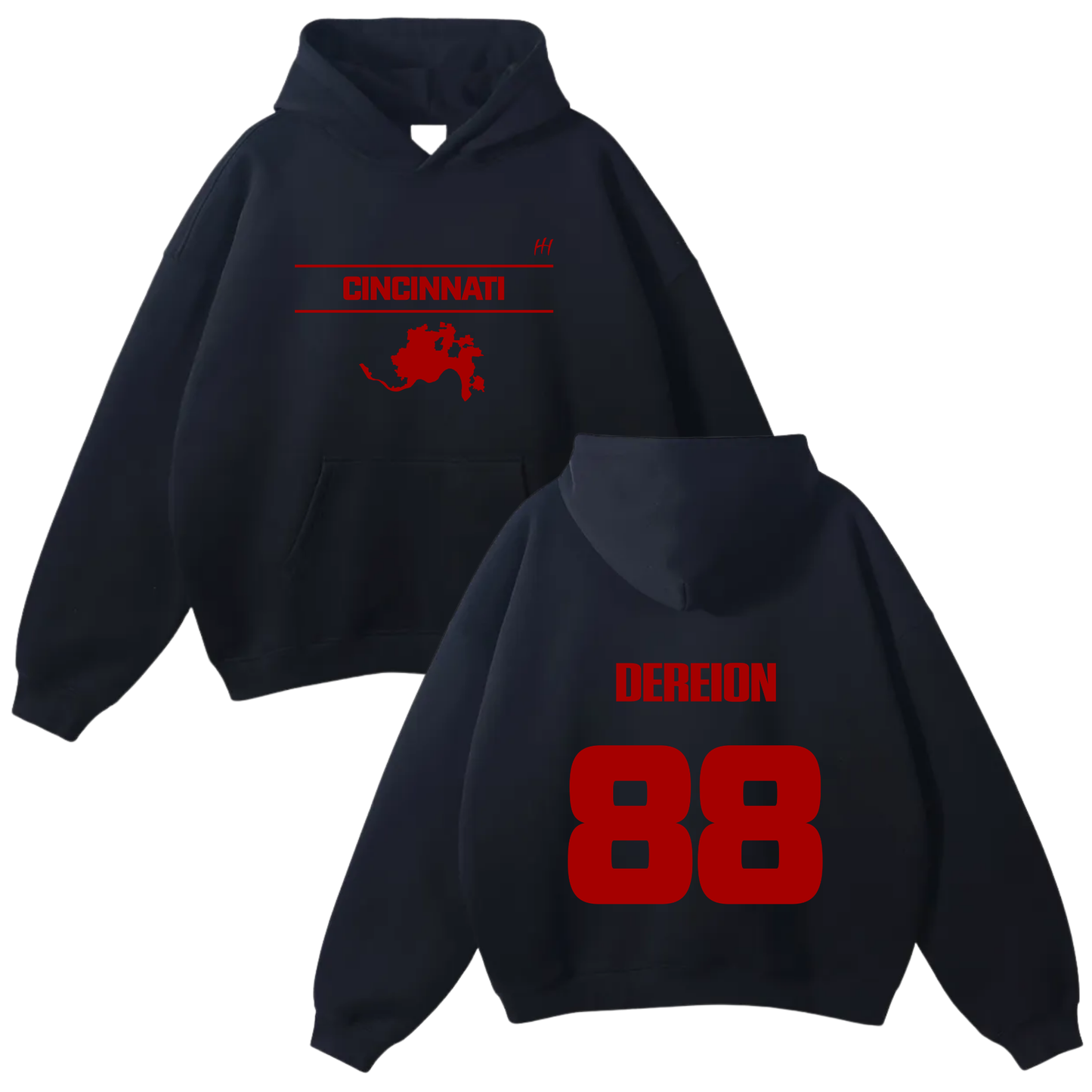 Dereion Oversize Fleeced Hoodie