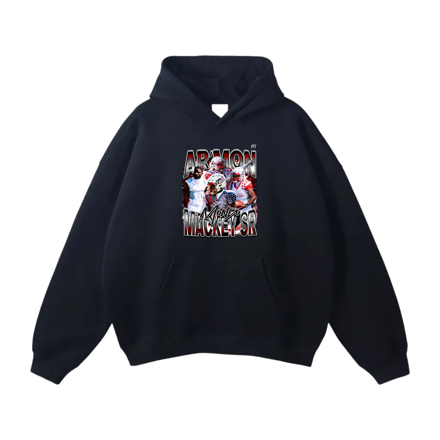Ar’Mon Mackey Sr Oversize Fleeced Hoodie