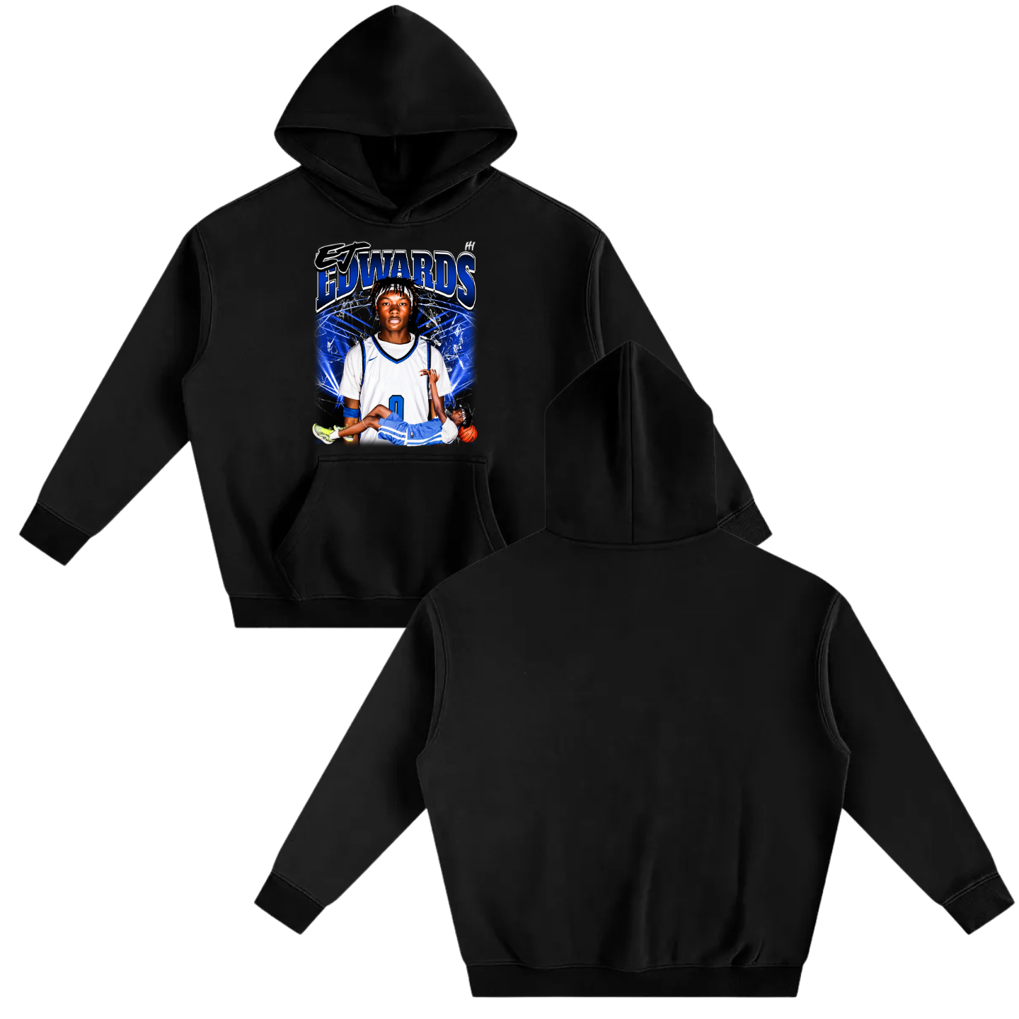 EJ Edward Oversize Fleeced Hoodie