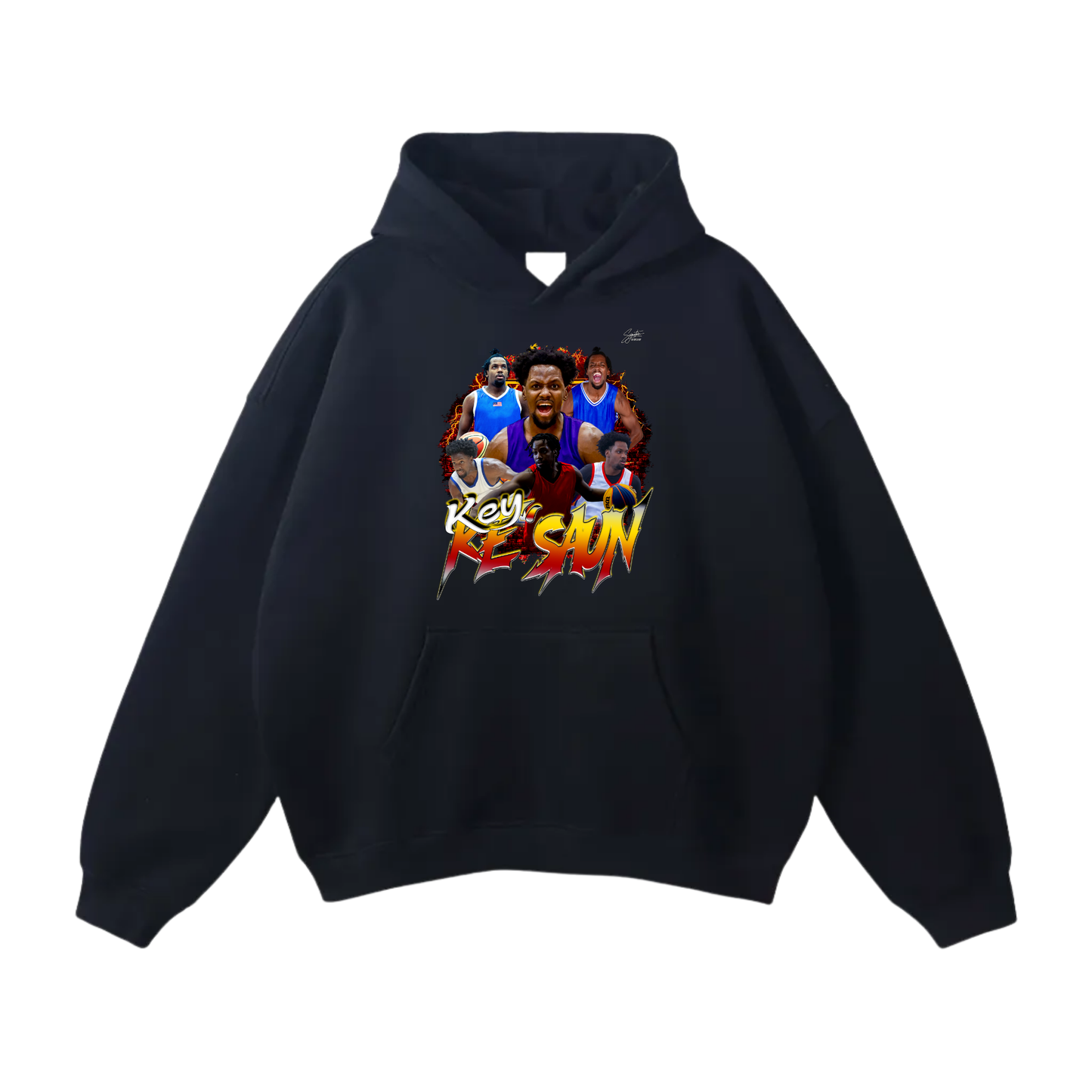 Ke'Saun Key Oversize Fleeced Hoodie