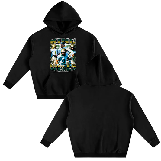 King Wells Oversize Fleeced Hoodie