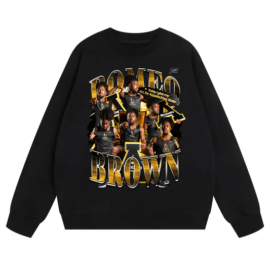Romeo Brown Heavyweight Crewneck Sweatshirt