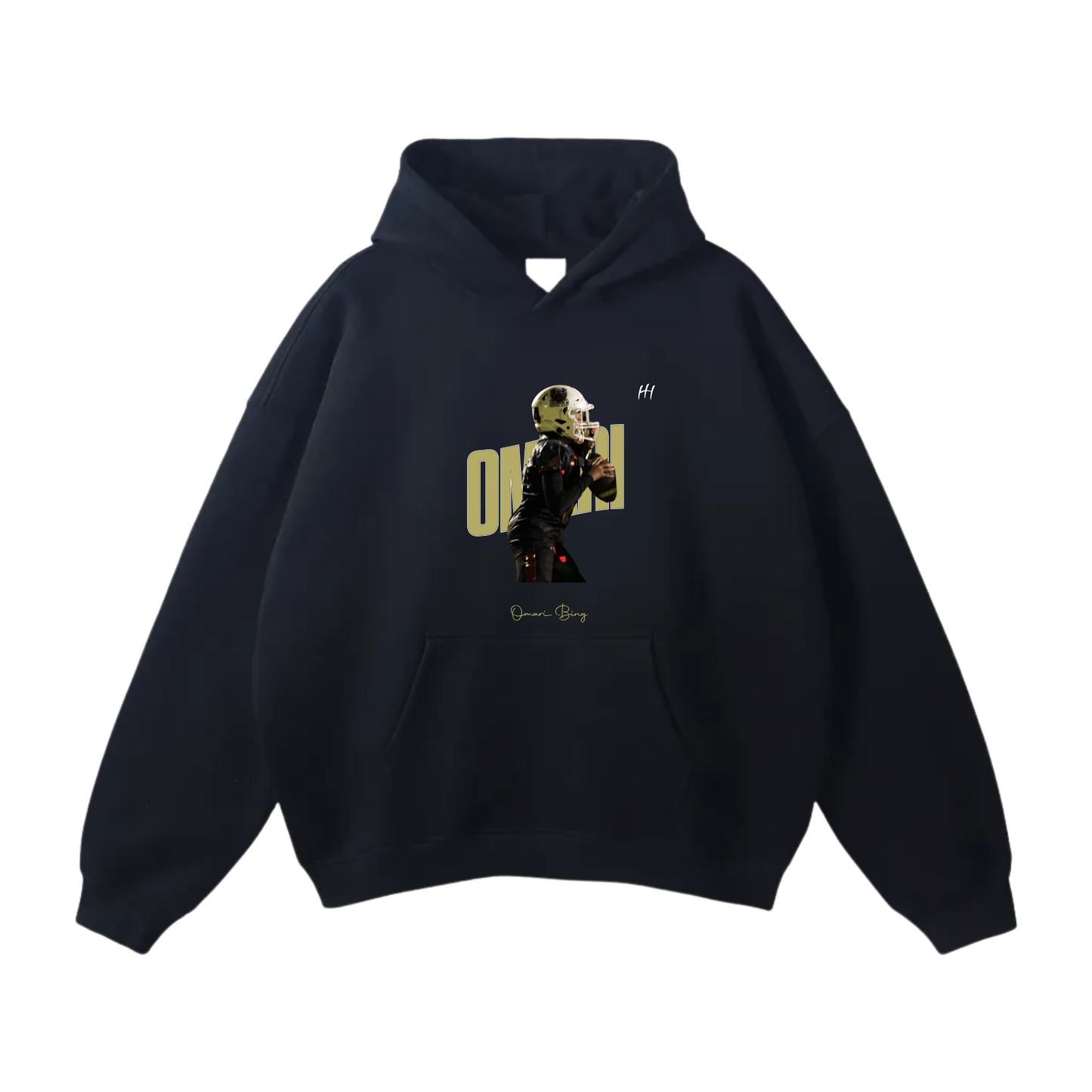 Omari Bing Oversize Fleeced Hoodie