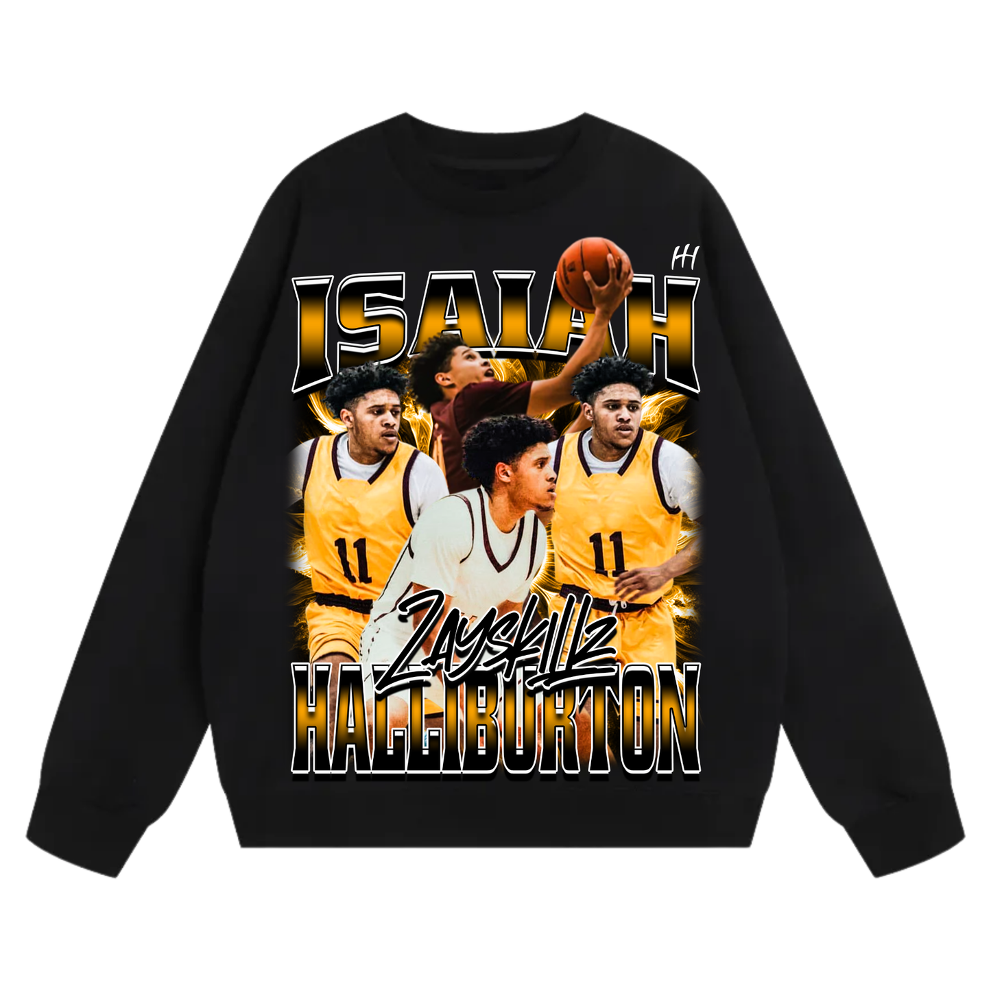 Isaiah Halliburton Heavyweight Crewneck Sweatshirt