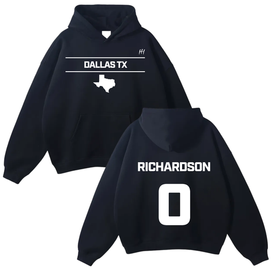 Zion Richardson Oversize Fleeced Hoodie