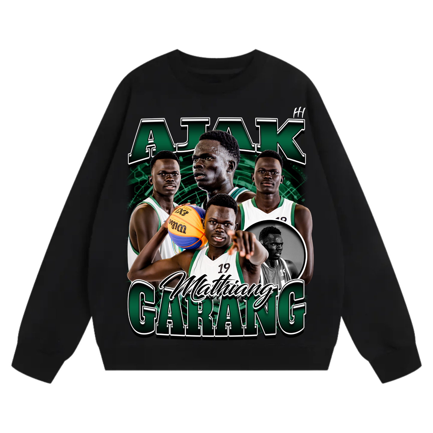 Ajak Mathiang Garang Heavyweight Crewneck Sweatshirt