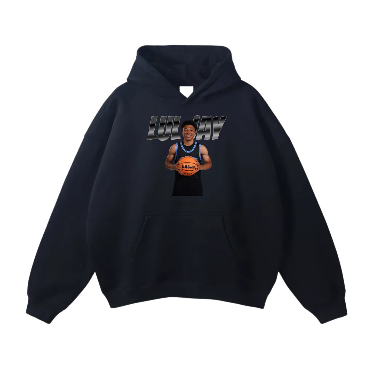 Jaylin Leslie Oversize Fleeced Hoodie