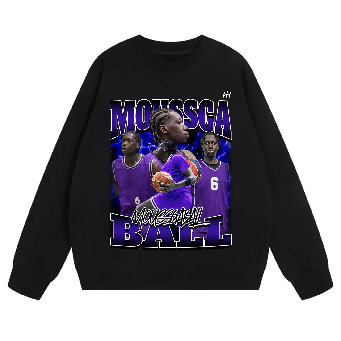 Moussga Ball Heavyweight Crewneck Sweatshirt