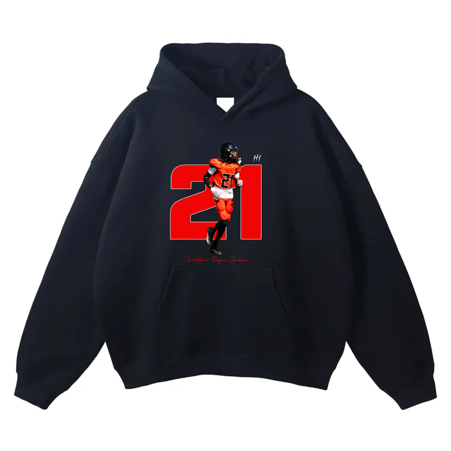 Christopher Ryan Jackson Oversize Fleeced Hoodie