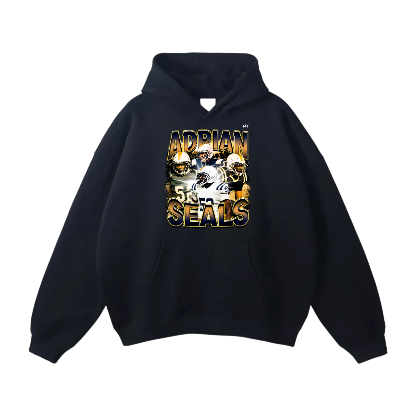 Adrian Seals Oversize Fleeced Hoodie