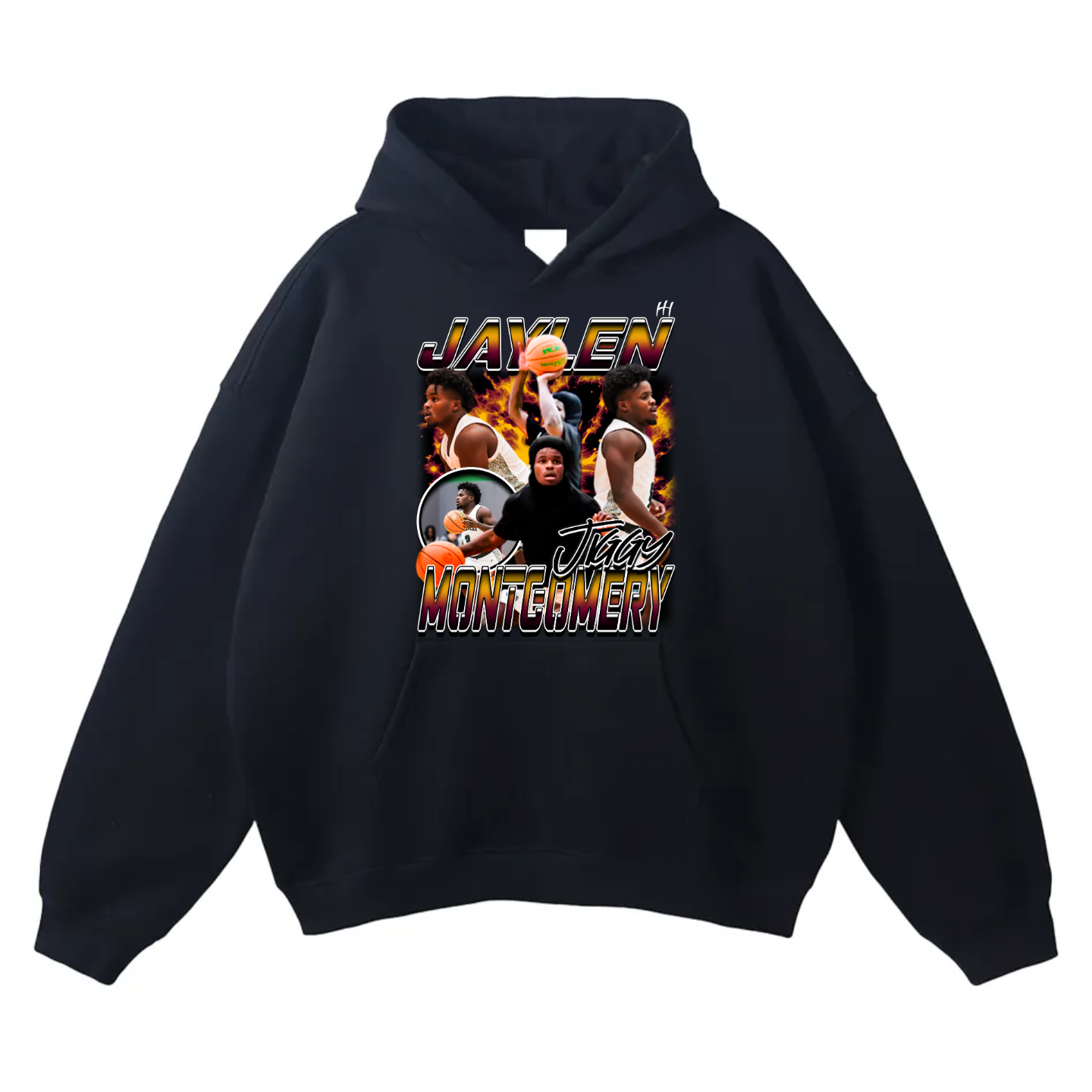 Jaylen Montgomery Oversize Fleeced Hoodie