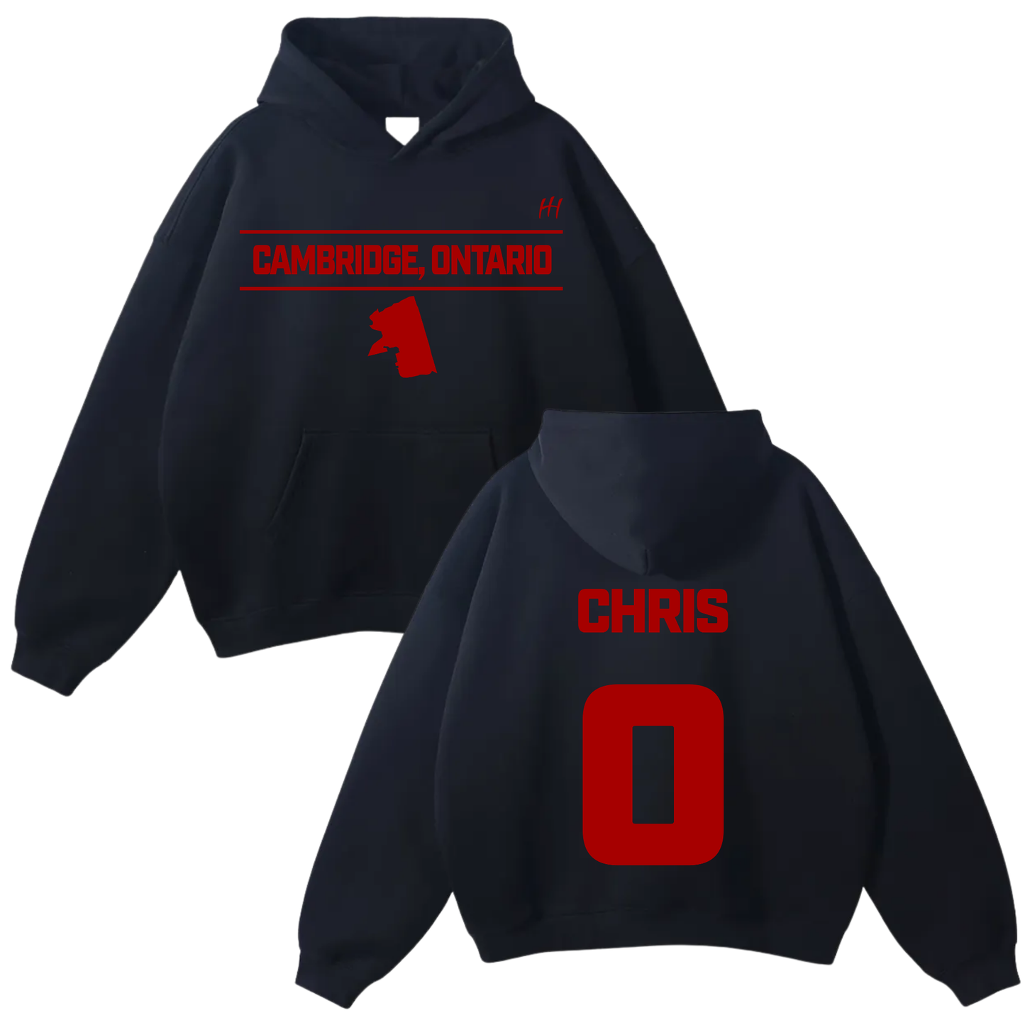 Christopher Brown Oversize Fleeced Hoodie