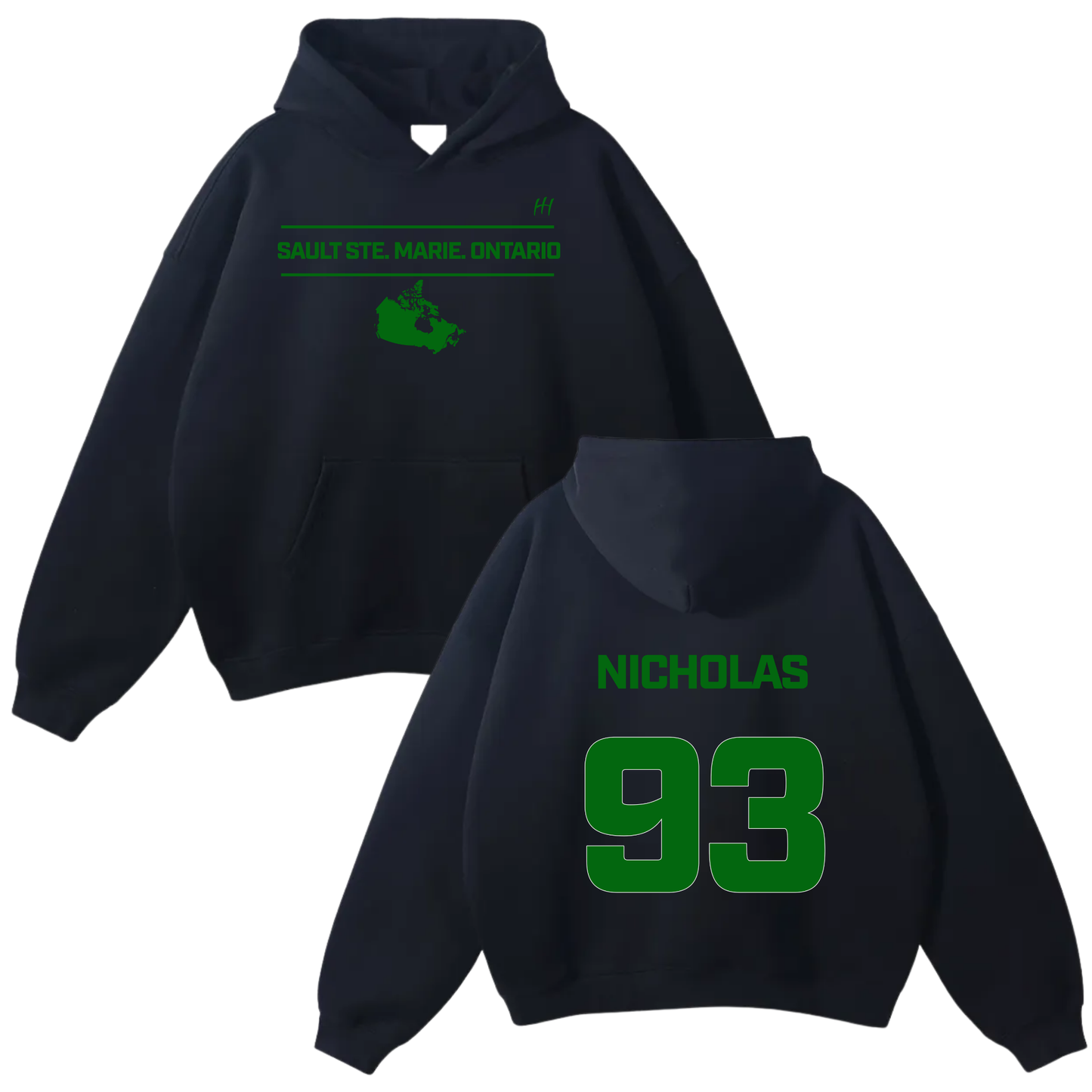 Nicholas Frank Carter Oversize Fleeced Hoodie