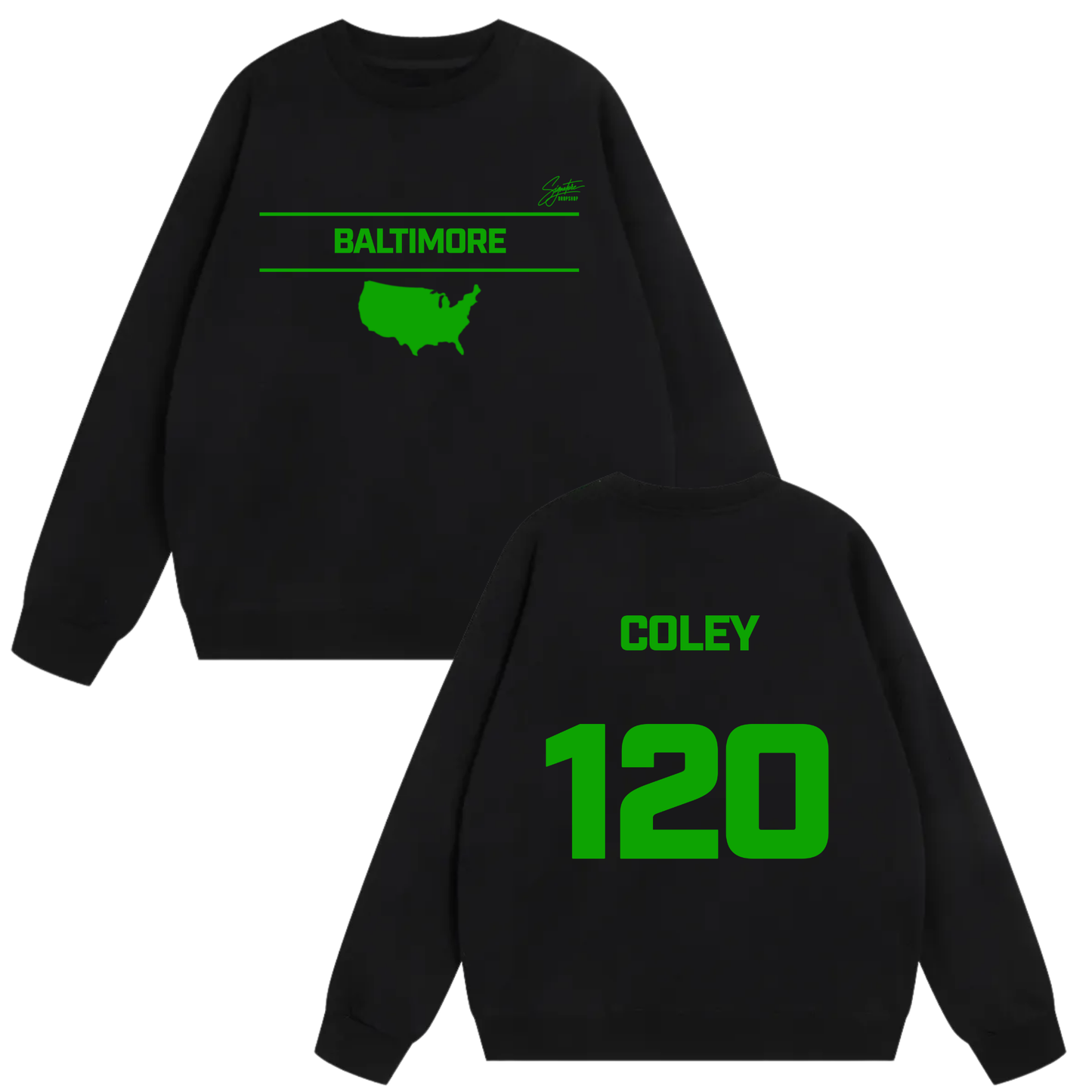 Sha’vion Coley Heavyweight Crewneck Sweatshirt