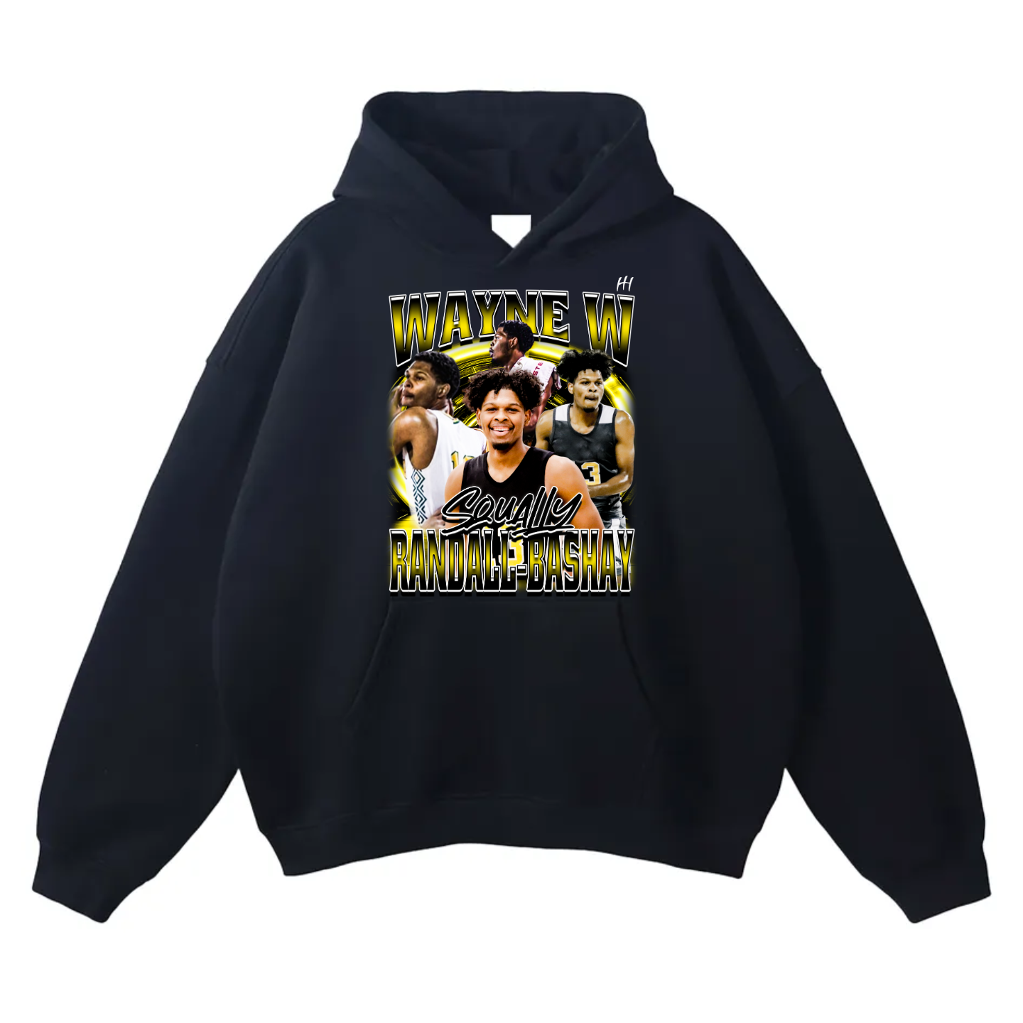Wayne W Randall-Bashay Oversize Fleeced Hoodie