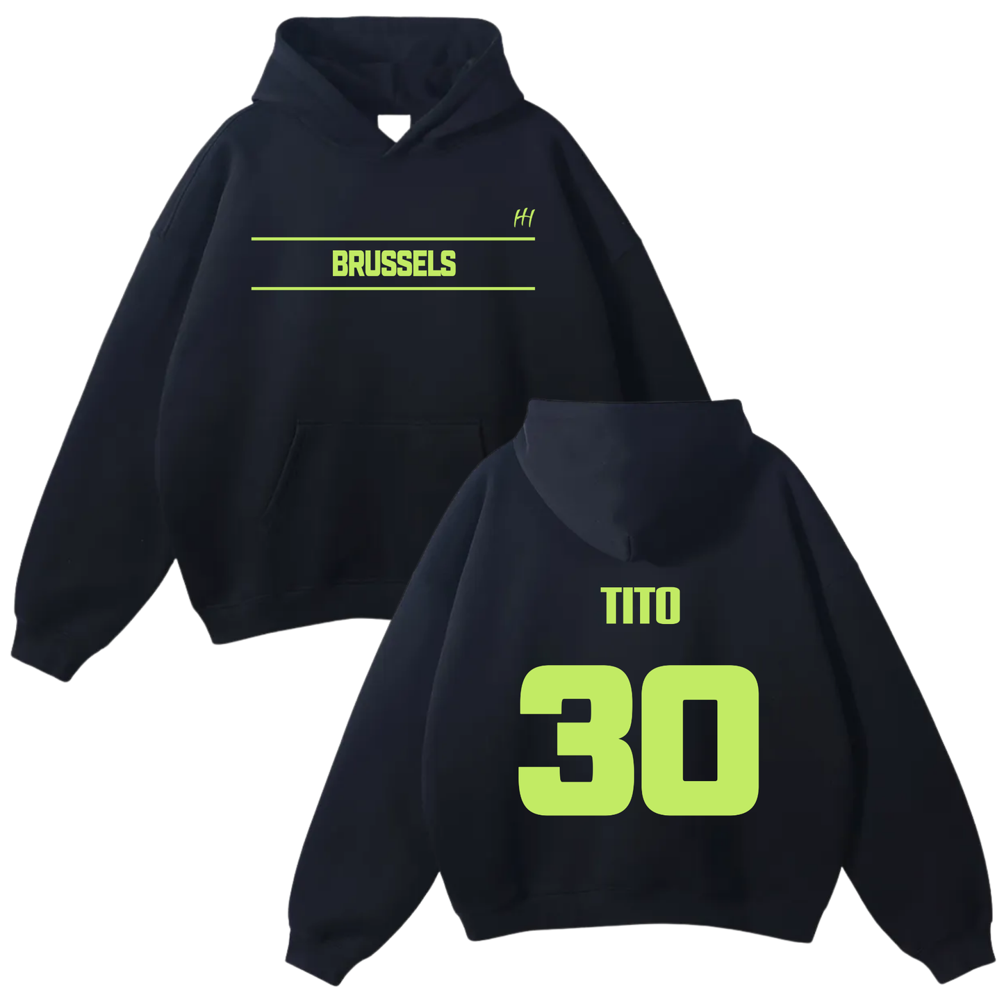 K-Sero Oversize Fleeced Hoodie
