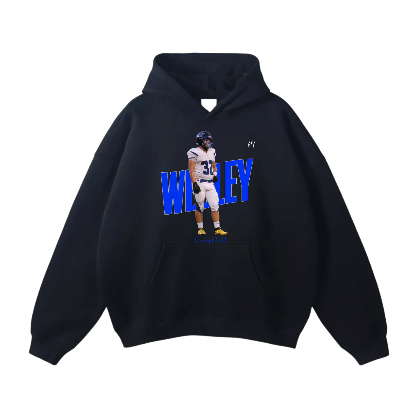 Wesley Childs Oversize Fleeced Hoodie