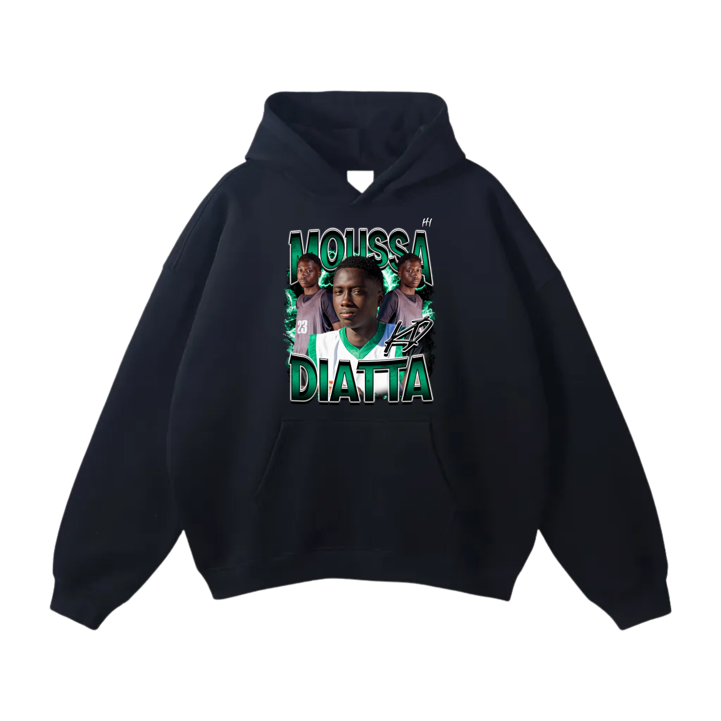 Moussa Diatta Oversize Fleeced Hoodie