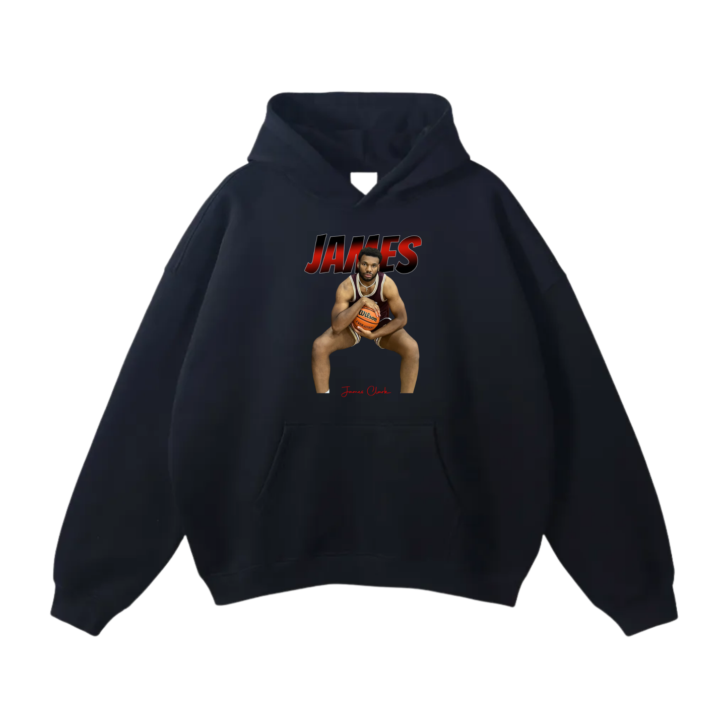 James Clark Oversize Fleeced Hoodie