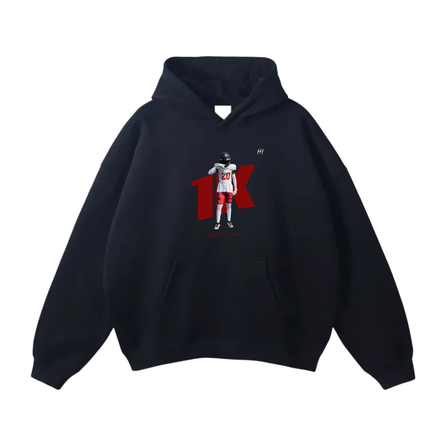 Krystion Jenkins Oversize Fleeced Hoodie