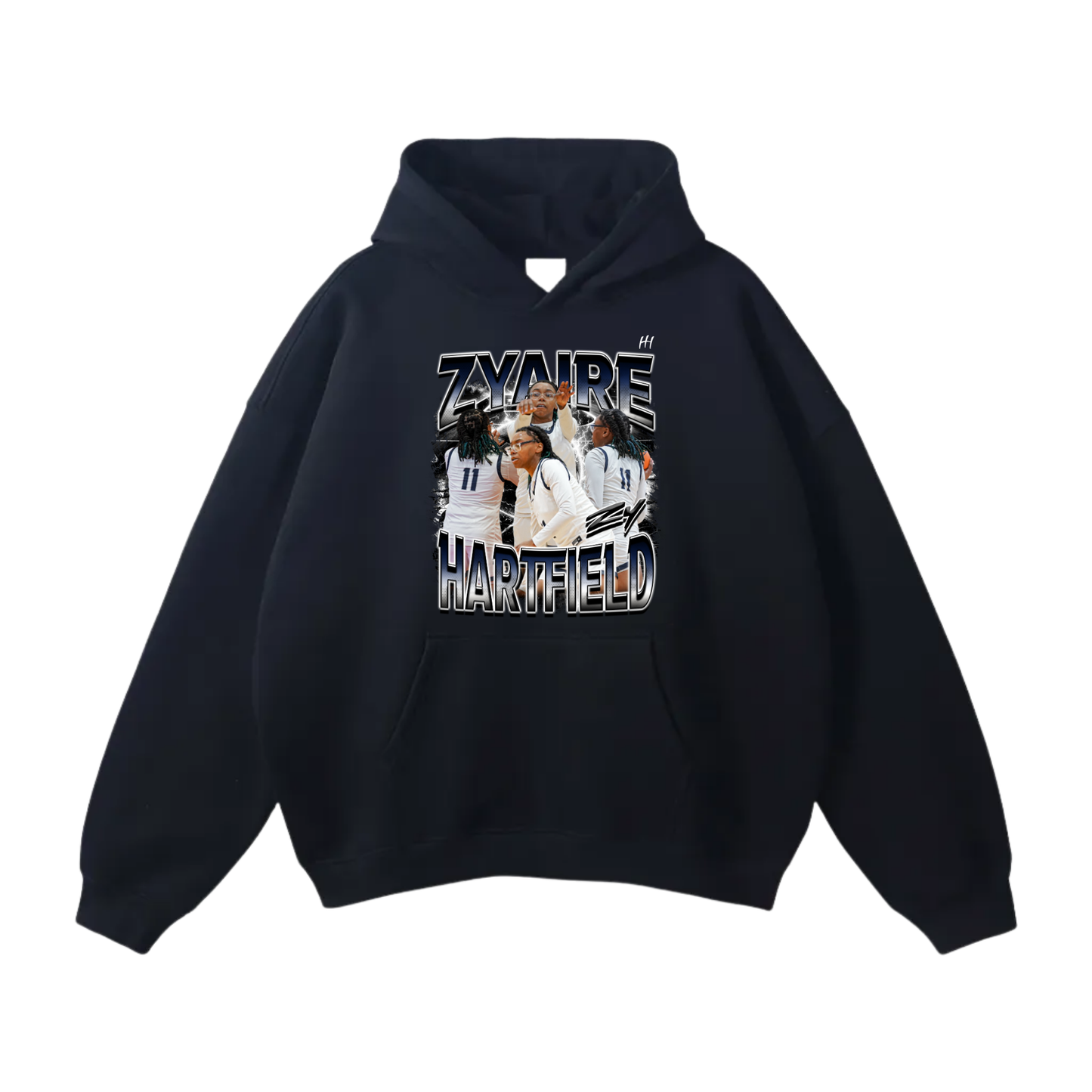 Zyaire Hartfield Oversize Fleeced Hoodie