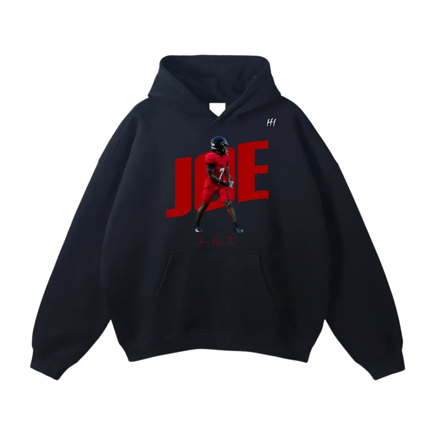 Joe key IV Oversize Fleeced Hoodie