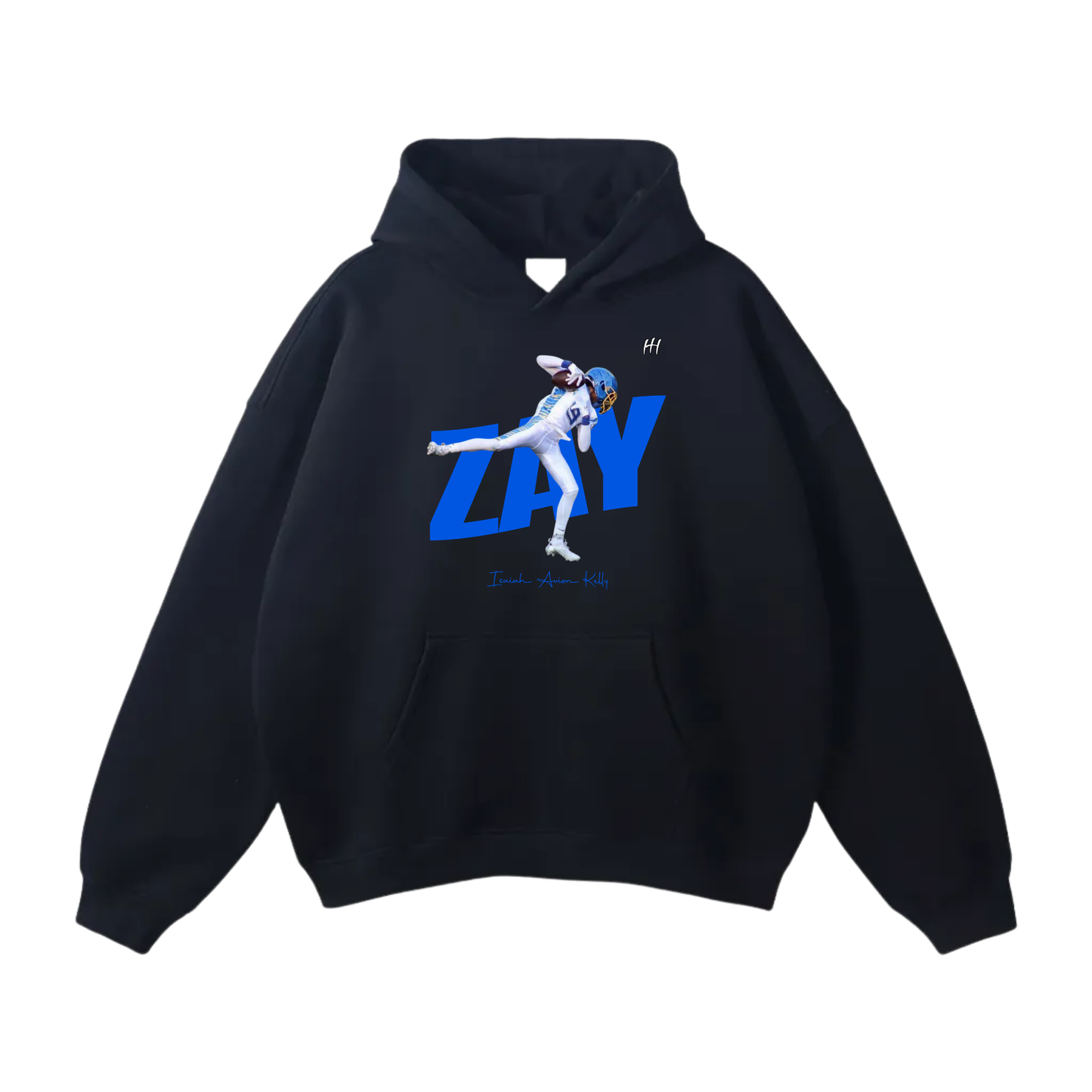 Isaiah Avion Kelly Oversize Fleeced Hoodie
